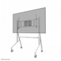 Neomounts FL50-575WH1 - Cart - sturdy - for display stand - floor stand - lockable - steel - white - screen size: 65"-110"