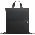 HP - Notebook carrying backpack / tote - convertible - 14.1" - black, taupe