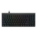 Logitech G G515 - Keyboard - TKL - backlit - USB - QWERTY - Nordic (Danish / Finnish / Norwegian / Swedish) - key switch: GL Tactile - black