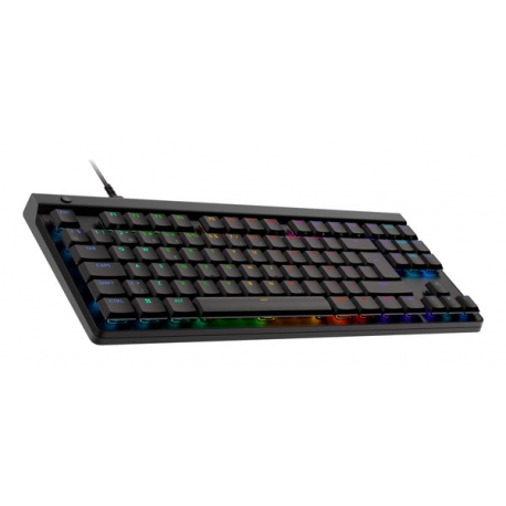 Logitech G G515 - Keyboard - TKL - backlit - USB - QWERTY - Nordic (Danish / Finnish / Norwegian / Swedish) - key switch: GL Tactile - black - 1