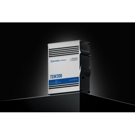 Teltonika TSW200 - Switch - DIN rail mountable - PoE+ (240 W) - 7