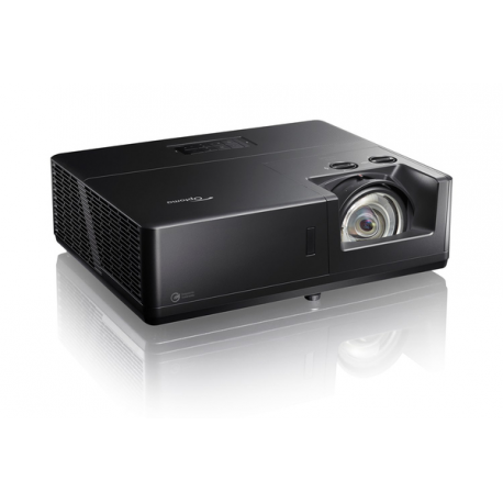 Optoma ZU507TST - DLP projector - laser - 3D - 5000 lumens - WUXGA (1920 x 1200) - 16:10 - short-throw fixed lens - LAN - black - 3