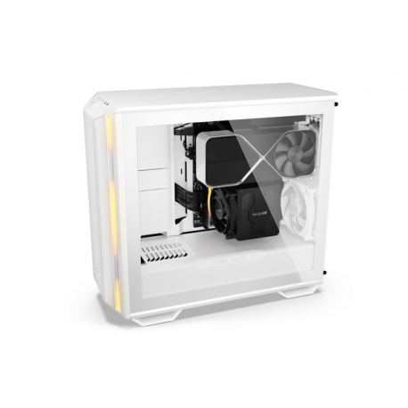 be quiet! Dark Base 701 - Midi-tower - extended ATX - windowed side panel (tempered glass) - no power supply (ATX  /  PS / 2) - white - USB / Audio - 7