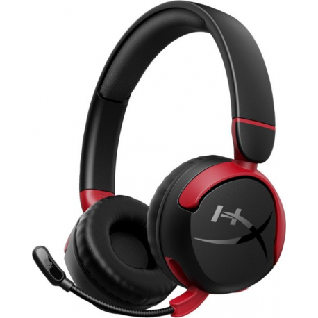 HyperX Cloud Mini - Headset - on-ear - Bluetooth - wireless, wired - active noise cancelling - 3.5 mm jack - black - 0
