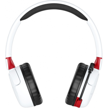 HyperX Cloud Mini - Headset - on-ear - Bluetooth - wireless, wired - active noise cancelling - 3.5 mm jack - white - 4