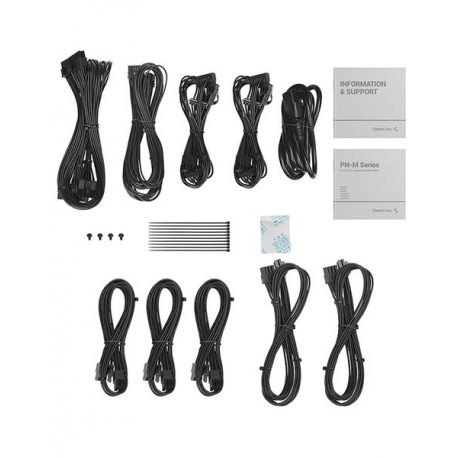 Deepcool PN650M - Power supply (internal) - ATX12V 3.1 /  EPS12V - 80 PLUS Gold - AC 100-240 V - 650 Watt - active PFC - Europe - black - 3