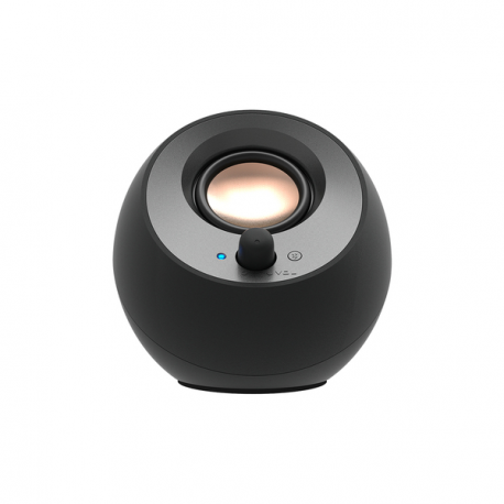 Creative Pebble V3 - Speakers - for PC - 2.0-channel - wireless - Bluetooth - USB - 8 Watt (Total) - black - 3