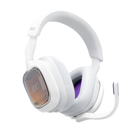 ASTRO Gaming A30 - Headset - full size - Bluetooth  /  LIGHTSPEED - wireless, wired - 3.5 mm jack, USB-A via Bluetooth adapter - white - 0
