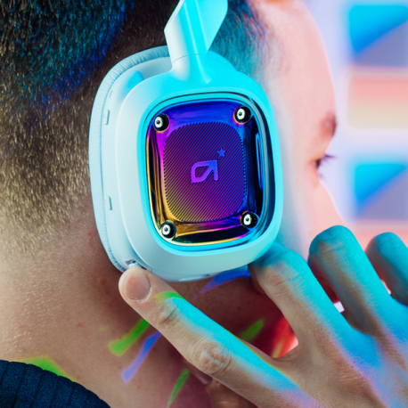 ASTRO Gaming A30 - Headset - full size - Bluetooth  /  LIGHTSPEED - wireless, wired - 3.5 mm jack, USB-A via Bluetooth adapter - white - 1