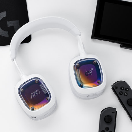 ASTRO Gaming A30 - Headset - full size - Bluetooth  /  LIGHTSPEED - wireless, wired - 3.5 mm jack, USB-A via Bluetooth adapter - white - 3