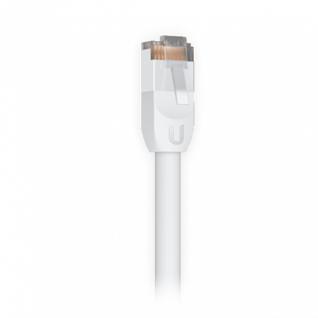 Ubiquiti UniFi - Patch cable - RJ-45 (M) to RJ-45 (M) - 5 m - 6 mm - STP - CAT 5e - molded, outdoor, stranded, rugged - white - 0