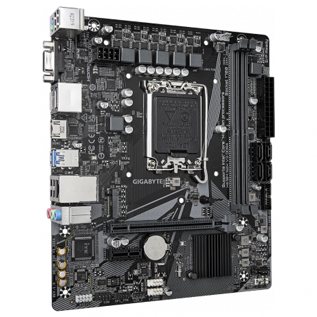 Gigabyte H610M S2H V3 DDR4 - 1.0 - motherboard - micro ATX - LGA1700 Socket - H610 Chipset - USB 3.2 Gen 1 - Gigabit LAN - onboard graphics (CPU required) - HD Audio (8-channel) - 2