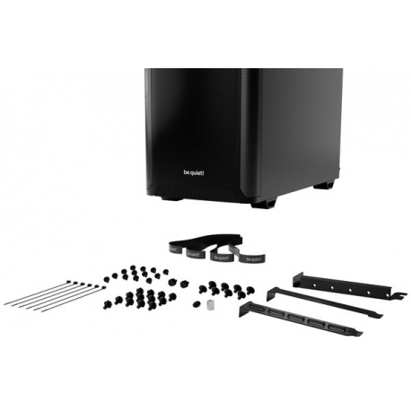 be quiet! Pure Base 501 - Midi-tower - ATX - no power supply (ATX / PS/2) - black - USB/Audio - 3