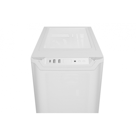 be quiet! Pure Base 501 Airflow - Midi-tower - ATX - no power supply (ATX / PS/2) - white - USB/Audio - 8