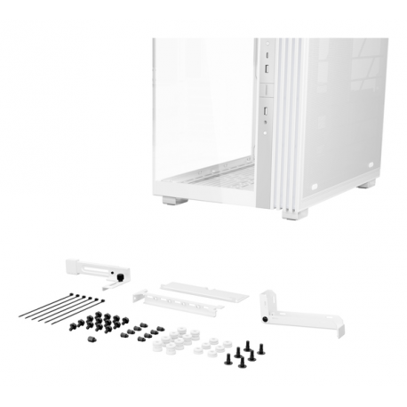 be quiet! Light Base 600 LX - Midi-tower - ATX - windowed side panel (glass) - no power supply (ATX / PS/2) - white - USB/Audio - 10