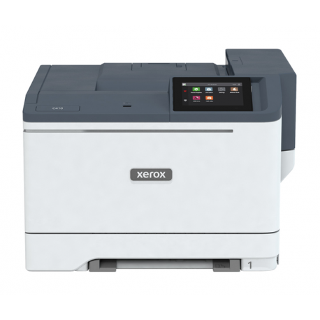 Xerox C410V / DN - Printer - colour - Duplex - laser - A4 / Legal - 1200 x 1200 dpi - up to 40 ppm (mono) / up to 40 ppm (colour) - capacity: 251 sheets - USB, Gigabit LAN, USB 2.0 host - 0