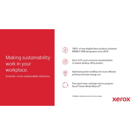 Xerox C410V / DN - Printer - colour - Duplex - laser - A4 / Legal - 1200 x 1200 dpi - up to 40 ppm (mono) / up to 40 ppm (colour) - capacity: 251 sheets - USB, Gigabit LAN, USB 2.0 host - 9