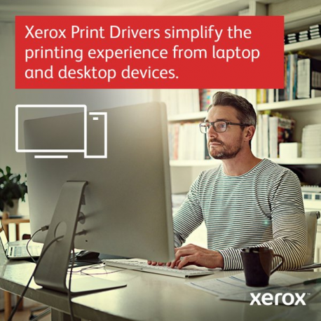 Xerox C410V / DN - Printer - colour - Duplex - laser - A4 / Legal - 1200 x 1200 dpi - up to 40 ppm (mono) / up to 40 ppm (colour) - capacity: 251 sheets - USB, Gigabit LAN, USB 2.0 host - 10