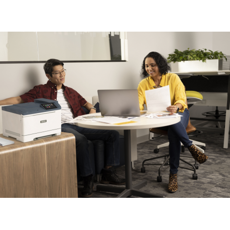 Xerox C410V / DN - Printer - colour - Duplex - laser - A4 / Legal - 1200 x 1200 dpi - up to 40 ppm (mono) / up to 40 ppm (colour) - capacity: 251 sheets - USB, Gigabit LAN, USB 2.0 host - 16