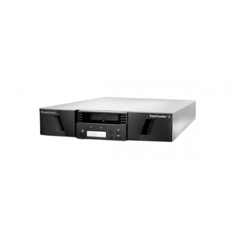 Quantum SuperLoader 3 with (Model C) drive(s) - Tape autoloader - 144 TB / 360 TB - slots: 8 - LTO Ultrium (18 TB / 45 TB) - Ultrium 9 - SAS-3 - rack-mountable - 2U - barcode reader, encryption - 0