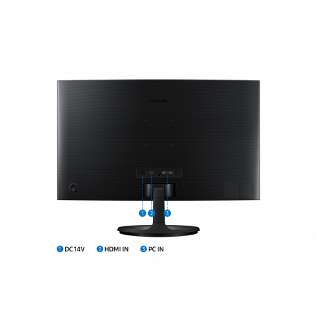 Samsung S27C364EAU - S36C Series - LED monitor - curved - 27" - 1920 x 1080 Full HD (1080p) @ 75 Hz - VA - 250 cd / m² - 3000:1 - 4 ms - HDMI, VGA - black - 10