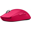 Logitech G PRO X SUPERLIGHT 2 - Mouse - optical - 5 buttons - wireless - 2.4 GHz - Logitech LIGHTSPEED receiver - pink