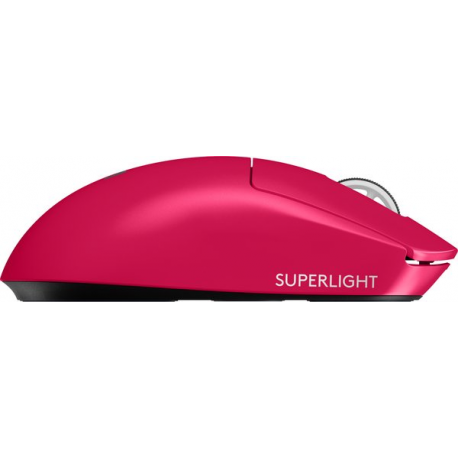 Logitech G PRO X SUPERLIGHT 2 - Mouse - optical - 5 buttons - wireless - 2.4 GHz - Logitech LIGHTSPEED receiver - pink - 1
