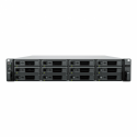 Synology SA3400D - NAS server - 12 bays - rack-mountable - SAS - RAID RAID 0, 1, 5, 6, 10, JBOD, 5 hot spare, 6 hot spare, 10 hot spare, 1 hot spare, RAID F1, F1 hot spare - RAM 16 GB - Gigabit Ethernet  /  10 Gigabit Ethernet - iSCSI support - 2U