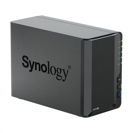 Synology Disk Station DS224+ - NAS server - RAID RAID 0, 1, JBOD - RAM 2 GB - Gigabit Ethernet - iSCSI support - 1
