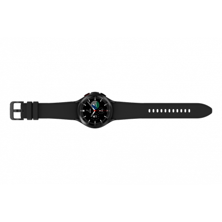 Samsung Galaxy Watch4 Classic - 46 mm - black - smart watch with ridge sport band - fluoroelastomer - black - display 1.4" - 16 GB - NFC, Wi-Fi, Bluetooth - 52 g - 5