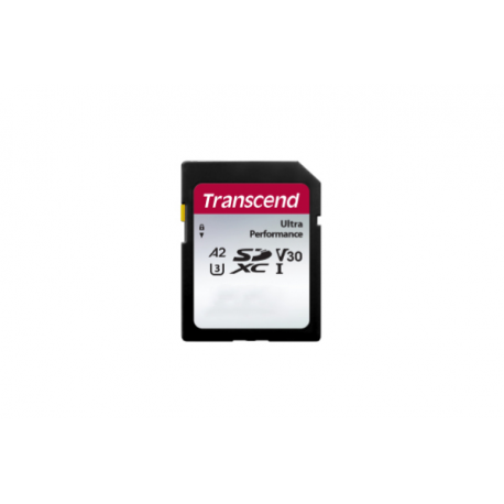 Transcend 340S - Flash memory card - 256 GB - A2 / Video Class V30 / UHS-I U3 - SDXC UHS-I - 0
