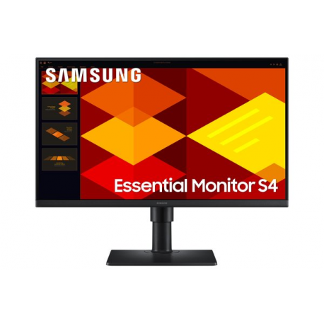 Samsung Essential S4 S27D402GAU - S40GD Series - LED monitor - 27" - 1920 x 1080 Full HD (1080p) @ 100 Hz - IPS - 250 cd/m² - 1000:1 - 5 ms - 2xHDMI, DisplayPort - black - 2