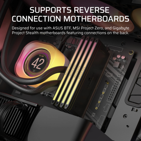 CORSAIR iCUE LINK 5000T LX RGB - Mid tower gaming - extended ATX - windowed side panel (tempered glass) - no power supply (ATX) - black - USB/Audio - 8