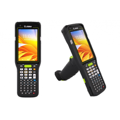 Zebra MC3400 - Data collection terminal - rugged - Android - 64 GB UFS card - 4" colour (800 x 480) - rear camera + front camera - barcode reader - (2D imager) - USB host - microSD slot - Wi-Fi 6E, Bluetooth, NFC - 1