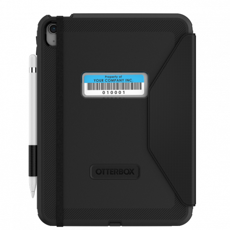 OtterBox Defender Series - Flip cover for tablet - rugged - black - for Apple 10.9-inch iPad (10th generation) - 0