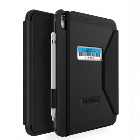 OtterBox Defender Series - Flip cover for tablet - rugged - black - for Apple 10.9-inch iPad (10th generation) - 7
