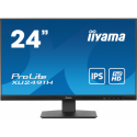 iiyama ProLite XU2491H-B1 - LED monitor - 24" (23.8" viewable) - 1920 x 1080 Full HD (1080p) @ 100 Hz - IPS - 300 cd/m² - 1300:1 - 0.5 ms - HDMI, DisplayPort - matte, black