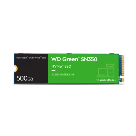 WD Green SN350 - SSD - 500 GB - internal - M.2 2280 - PCIe 3.0 x4 (NVMe) - 1