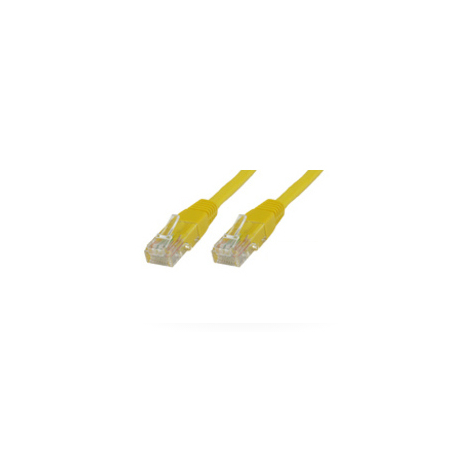 MicroConnect - Network cable - RJ-45 (M) to RJ-45 (M) - 30 cm - UTP - CAT 5e - yellow - 0