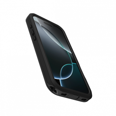 OtterBox FRE - Protective waterproof case for mobile phone - MagSafe compatibility - polycarbonate layer, thermoplastic elastomer (TPE) - black - for Apple iPhone 16 Pro Max - 2