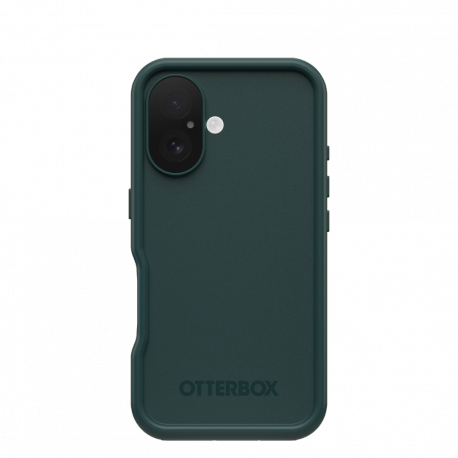OtterBox FRE - Protective waterproof case for mobile phone - MagSafe compatibility - polycarbonate layer, thermoplastic elastomer (TPE) - sagebrush (green) - for Apple iPhone 16 - 0