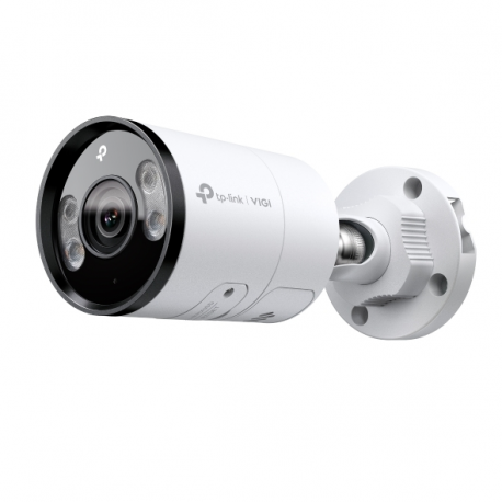 TP-Link VIGI C345 V1 - Network surveillance camera - pan  /  tilt - bullet - outdoor - waterproof - colour (Day&Night) - 4 MP - 2688 x 1520 - M12 mount - fixed focal - audio - LAN 10 / 100 - H.264, H.265, H.265+, H.264+ - DC 12 V  /  PoE - 0