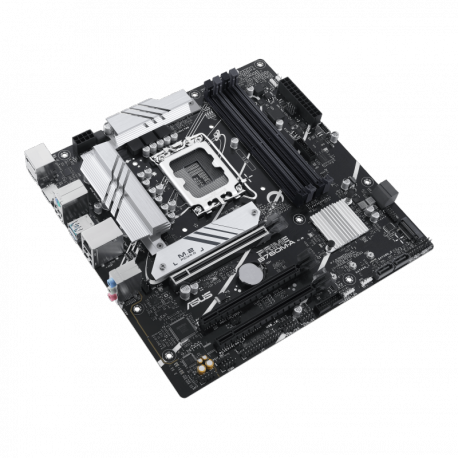 ASUS PRIME B760M-A-CSM - Motherboard - micro ATX - LGA1700 Socket - B760 Chipset - USB 3.2 Gen 2, USB 3.2 Gen 1, USB-C 3.2 Gen 1 - 2.5 Gigabit LAN - onboard graphics (CPU required) - HD Audio (8-channel) - 3