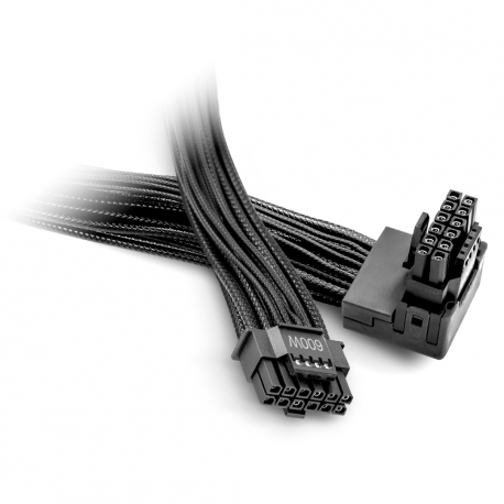be quiet! - Power cable - 12VHPWR (M) to 12VHPWR (M) angled - 70 cm - reversed - black - 2