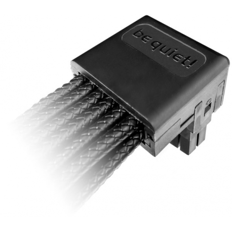 be quiet! - Power cable - 12VHPWR (M) to 12VHPWR (M) angled - 70 cm - reversed - black - 4