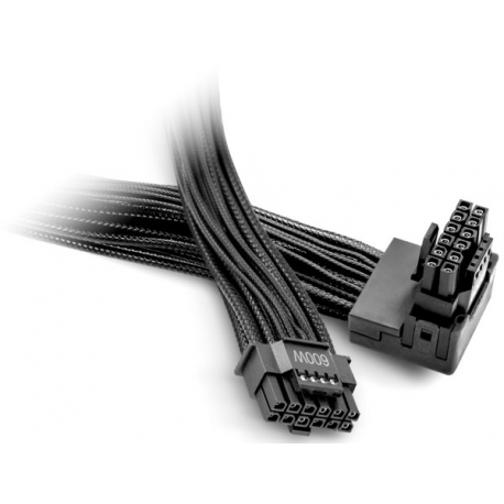 be quiet! - Power cable - 12VHPWR (M) to 12VHPWR (M) angled - 70 cm - reversed - black - 5