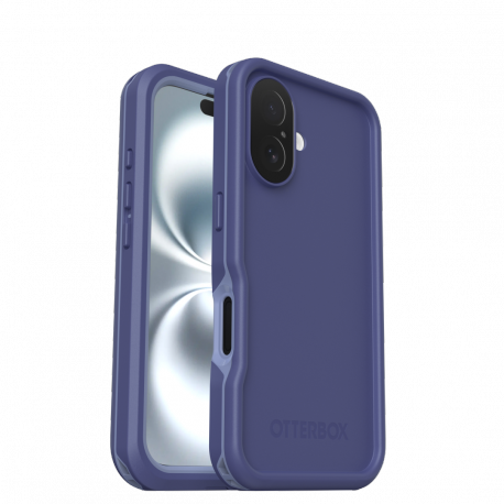 OtterBox FRE - Protective waterproof case for mobile phone - MagSafe compatibility - polycarbonate layer, thermoplastic elastomer (TPE) - denver dusk purple - for Apple iPhone 16 - 3