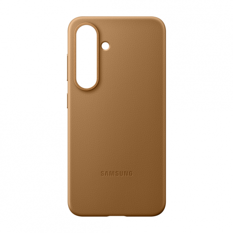 Samsung EF-VS931 - Back cover for mobile phone - faux leather - camel - for Galaxy S25 - 6
