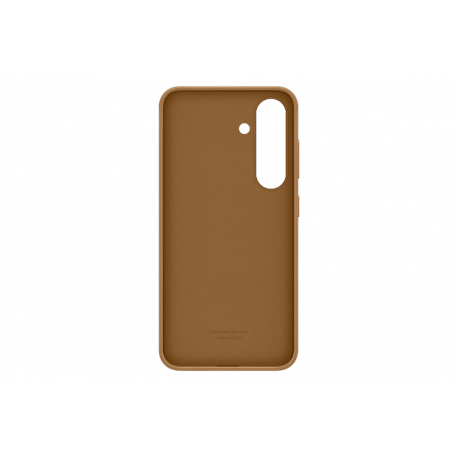 Samsung EF-VS931 - Back cover for mobile phone - faux leather - camel - for Galaxy S25 - 8