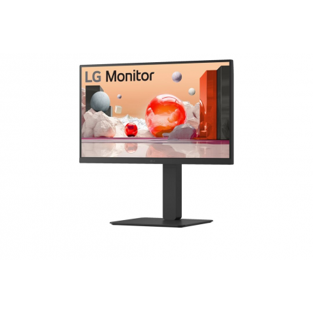 LG 24BA750-B - LED monitor - USB - 24" (23.8" viewable) - 1920 x 1080 Full HD (1080p) @ 100 Hz - IPS - 250 cd / m² - 1300:1 - 5 ms - HDMI, DisplayPort, USB-C - speakers - black - 2
